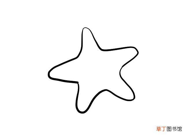 海星简笔画 海星简笔画画法
