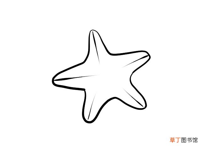 海星简笔画 海星简笔画画法