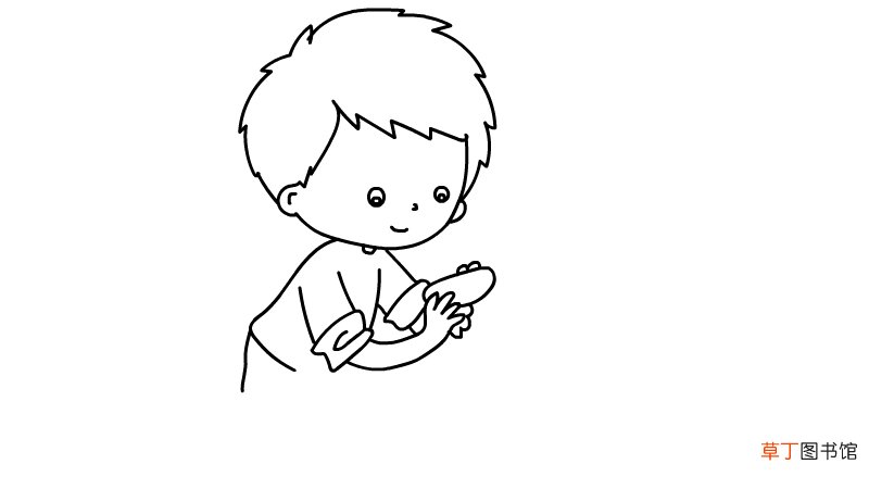洗手简笔画 儿童洗手简笔画