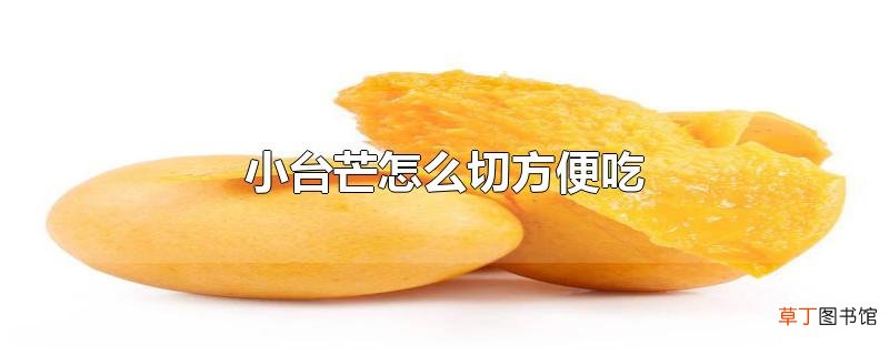 小台芒怎么切方便吃