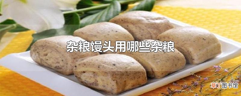 杂粮馒头用哪些杂粮