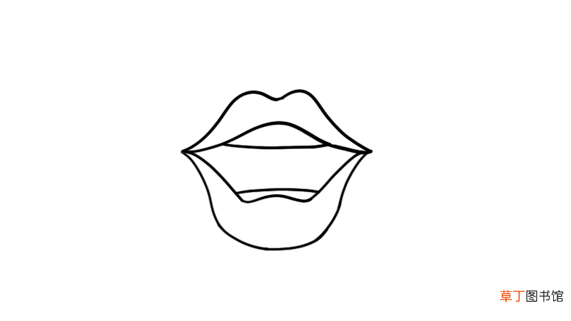 嘴唇简笔画 嘴唇的好看画法