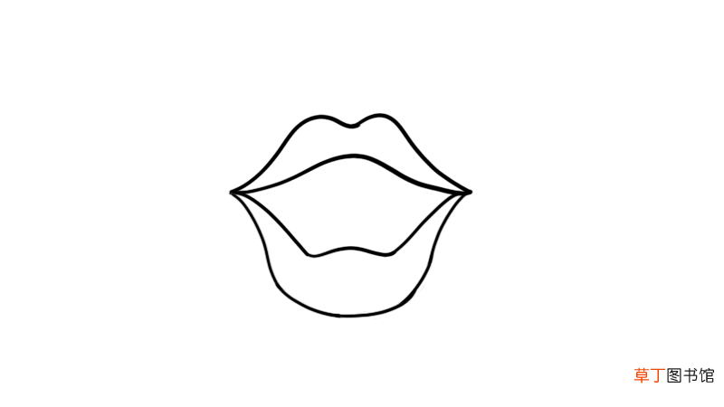 嘴唇简笔画 嘴唇的好看画法