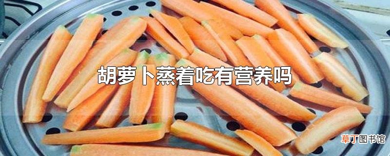 胡萝卜蒸着吃有营养吗