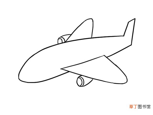 飞机简笔画