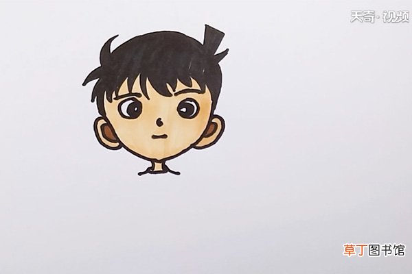 柯南简笔画