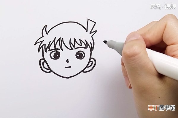 柯南简笔画