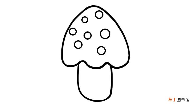 花蘑菇简笔画 花蘑菇简笔画怎么画