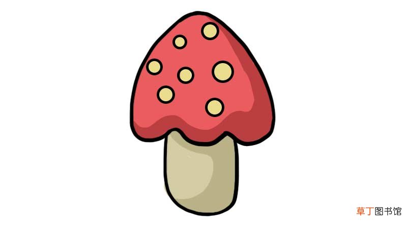 花蘑菇简笔画 花蘑菇简笔画怎么画