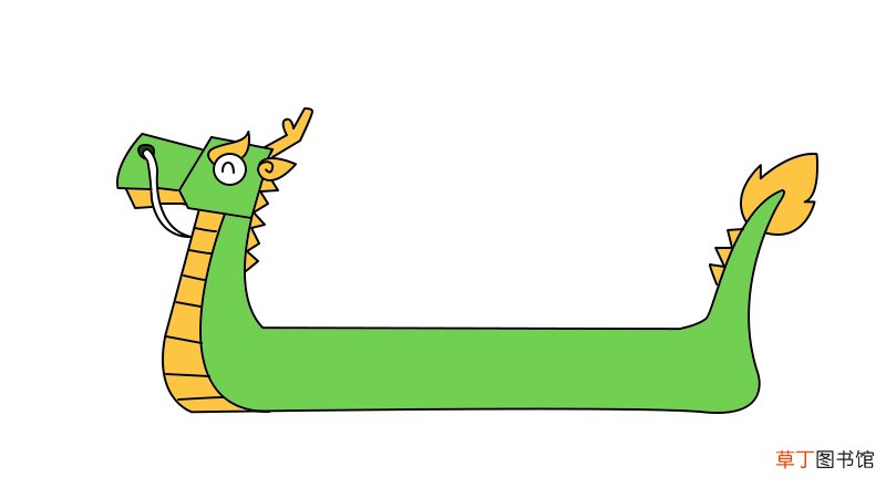 龙舟简笔画