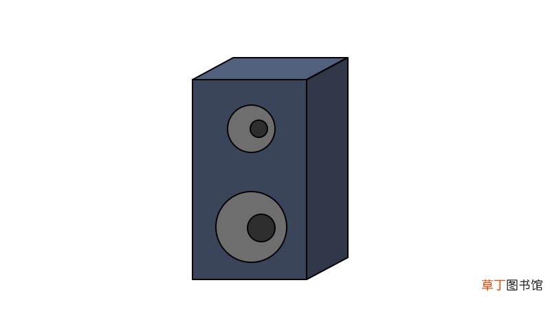 音响简笔画 音响简笔画步骤