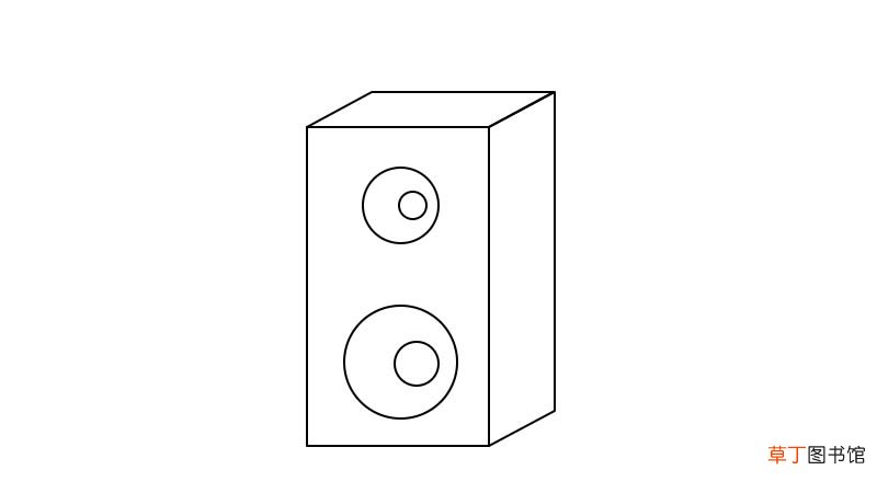 音响简笔画 音响简笔画步骤