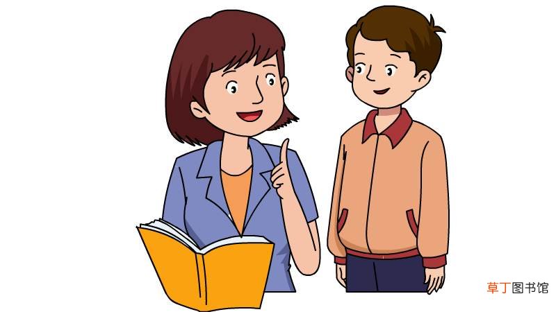 老师给学生讲课简笔画
