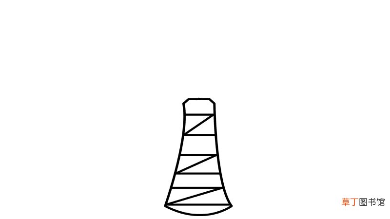 花瓶花纹图案简笔画