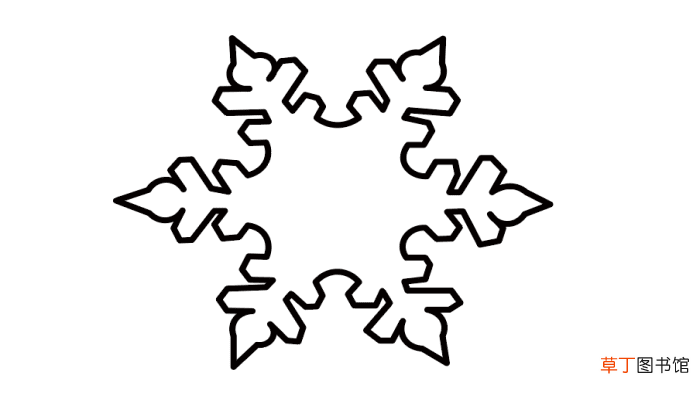 雪花简笔画 雪花简笔画怎么画