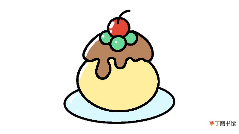 美食简笔画教程美食简笔画画法