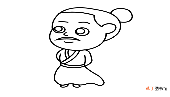 屈原简笔画 屈原简笔画怎么画