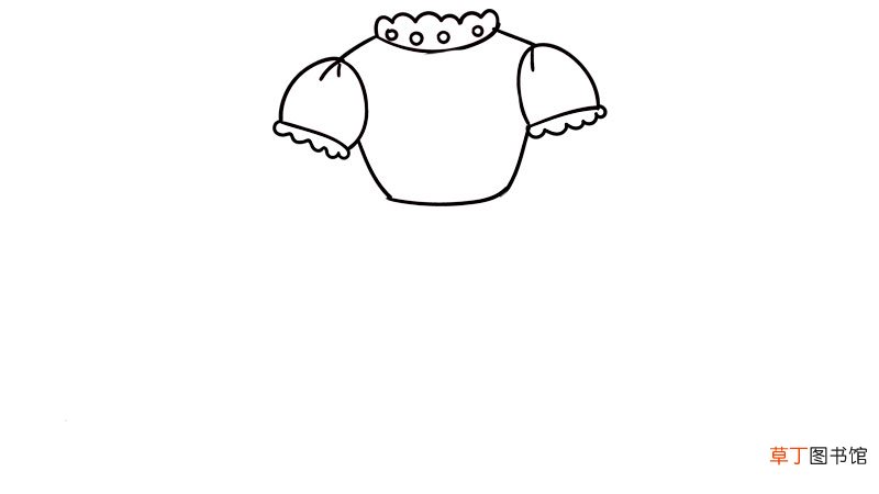 晚礼服简笔画 晚礼服的画法