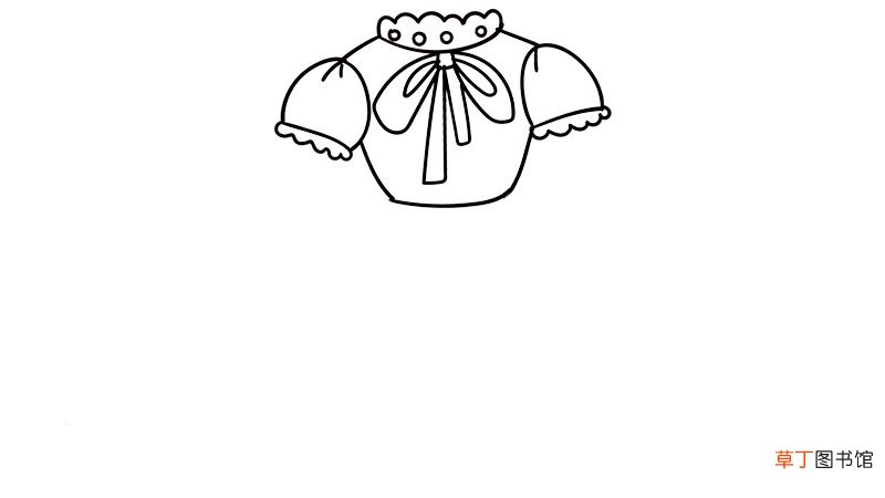 晚礼服简笔画 晚礼服的画法