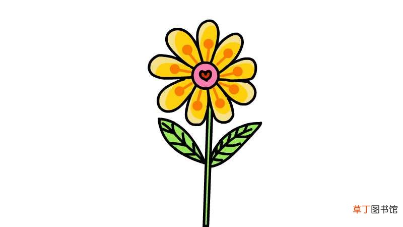 美丽的花简笔画 美丽的花简笔画怎么画