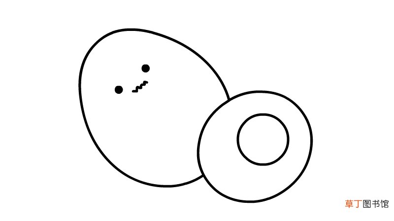 端午节咸鸭蛋简笔画画法端午节咸鸭蛋简笔画步骤