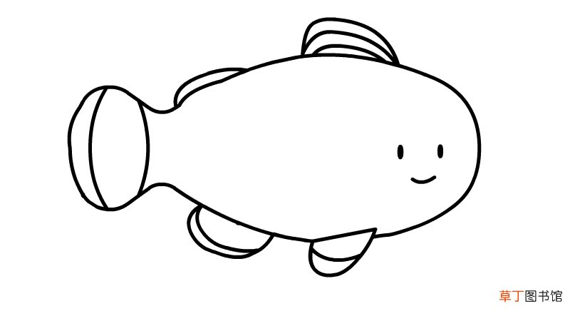 鲤鱼简笔画怎么画怎么画鲤鱼简笔画