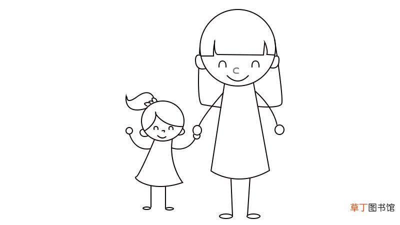 母亲节简笔画怎么画怎么画母亲节简笔画