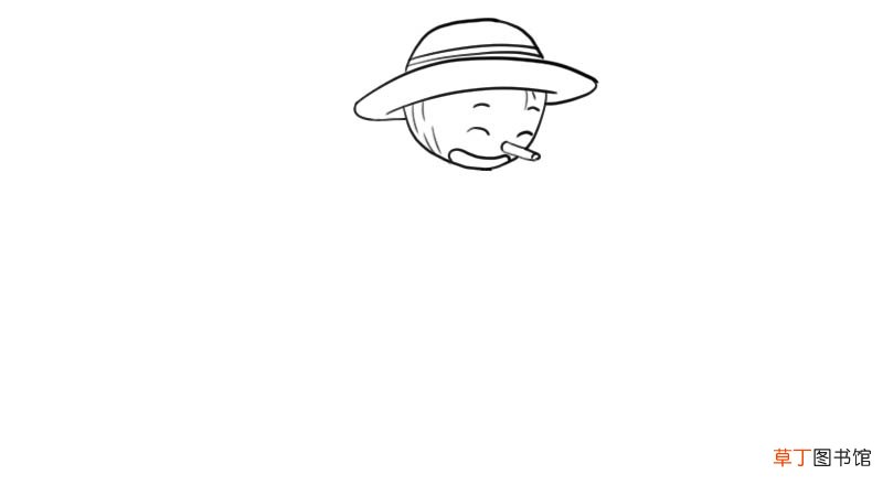 稻草人简笔画怎么画稻草人简笔画画法