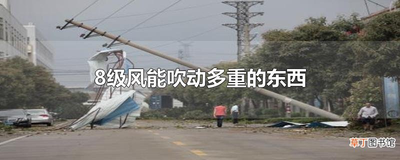 8级风能吹动多重的东西