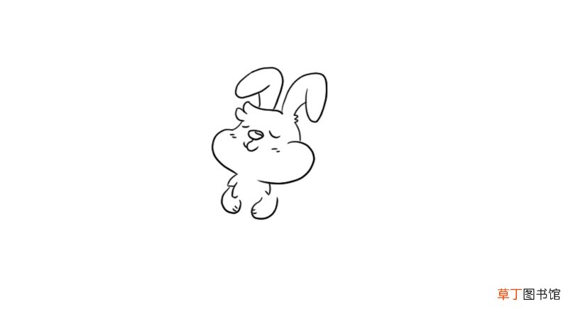 卡通小兔子简笔画图片 小兔子简笔画