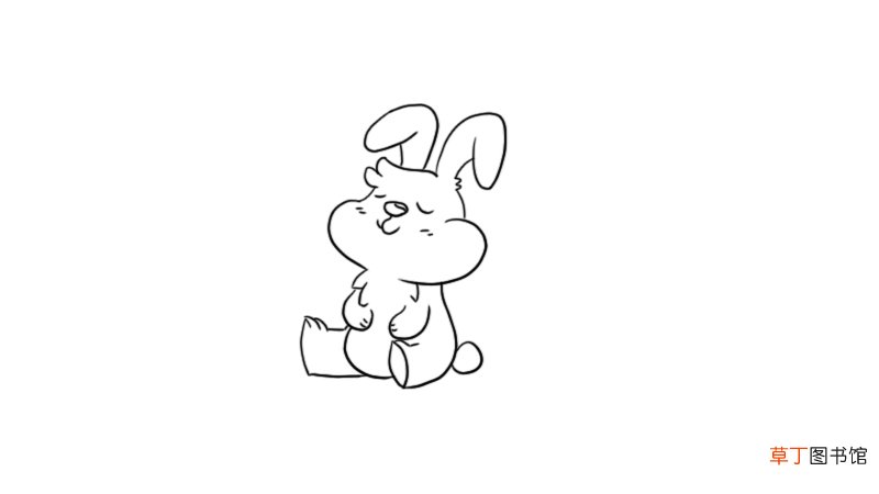 卡通小兔子简笔画图片 小兔子简笔画