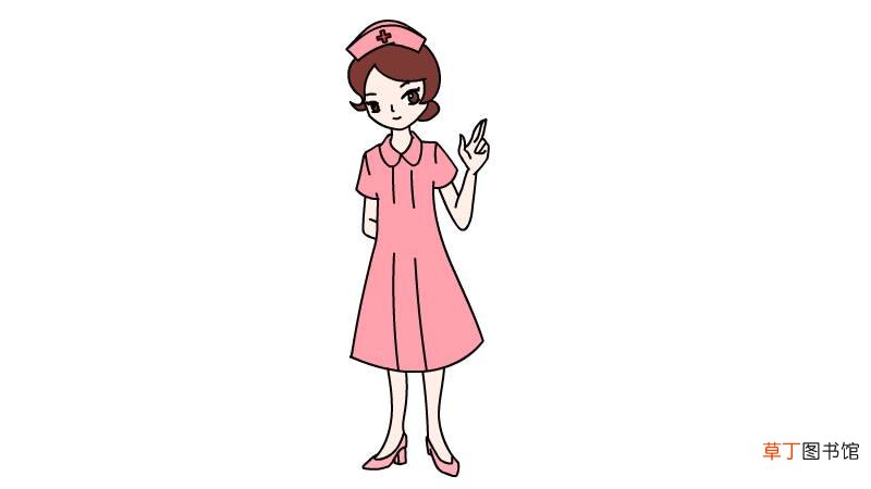 护士简笔画图片教程
