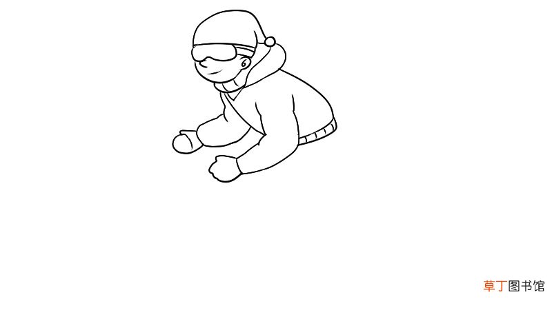滑雪简笔画教程滑雪简笔画怎么画