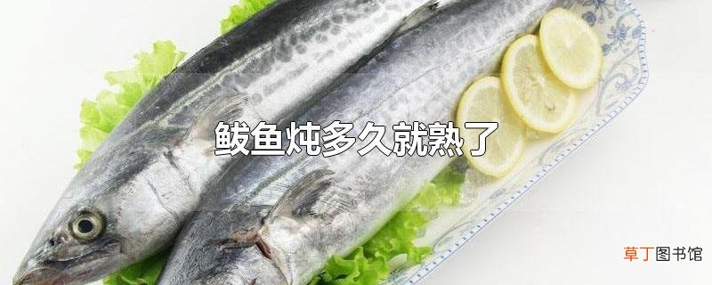 鲅鱼炖多久就熟了