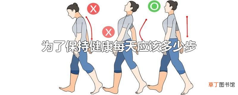 为了保持健康每天应该多少步