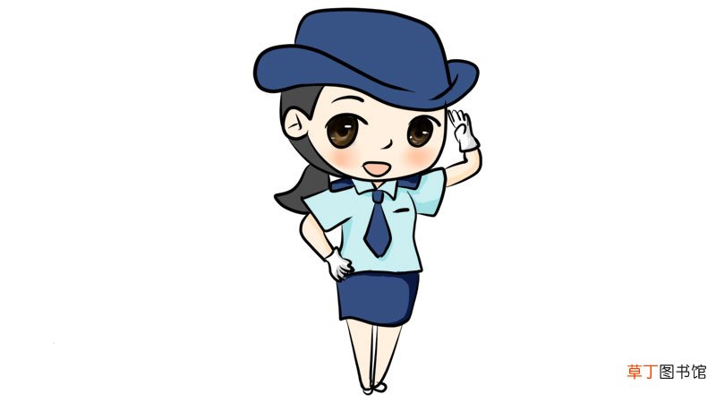 敬礼简笔画 敬礼简笔画怎么画
