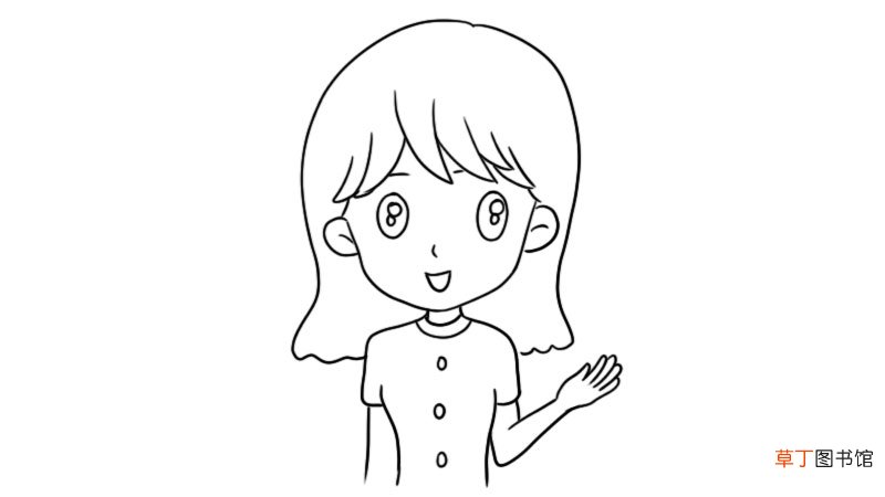 女生头像手绘简笔画
