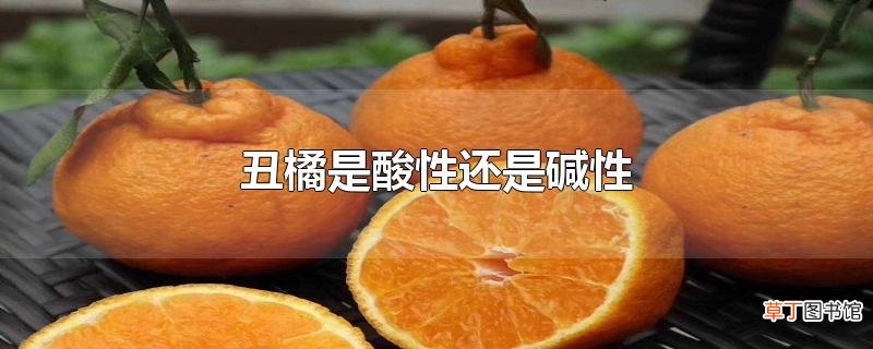 丑橘是酸性还是碱性