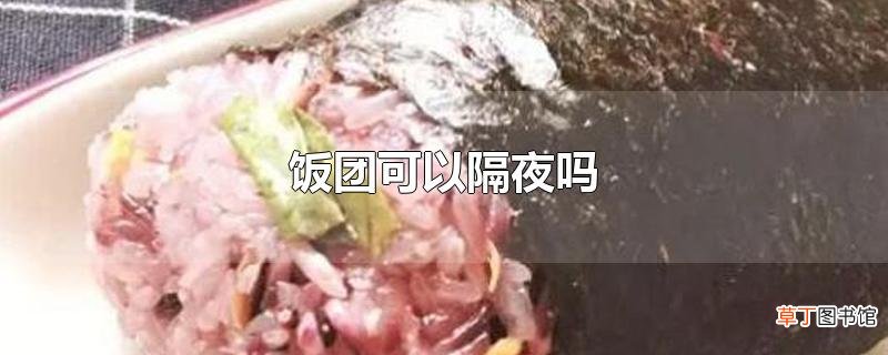 饭团可以隔夜吗