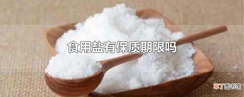 食用盐有保质期限吗