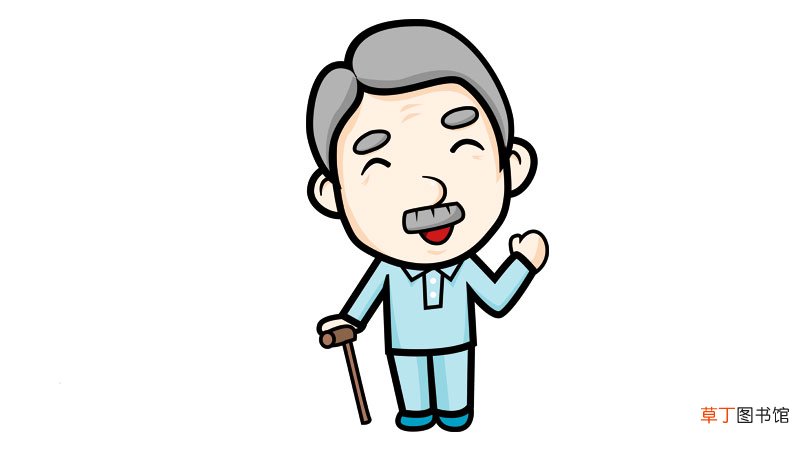 老爷爷简笔画 老爷爷简笔画怎么画