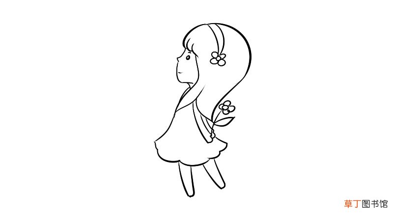三八妇女会节简笔画步骤三八妇女会节简笔画教程