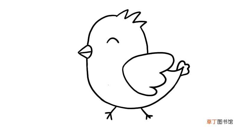 小鸡简笔画 小鸡简笔画怎么画