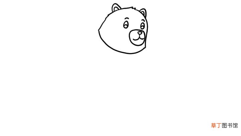 熊简笔画 熊怎么画