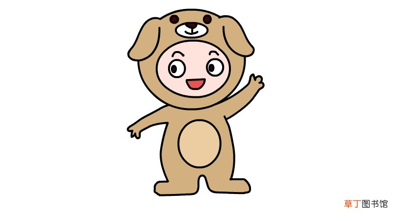 儿童节装扮简笔画怎么画儿童节装扮简笔画教程