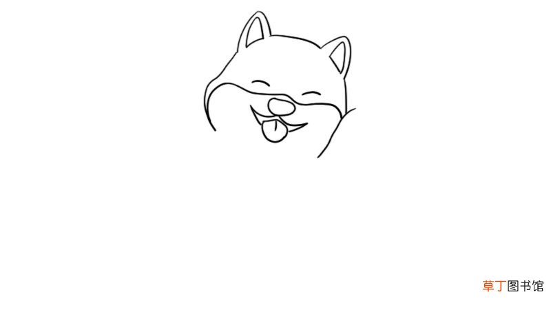 小柴犬简笔画的教程小柴犬简笔画怎么画