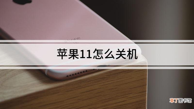 苹果11怎么关机