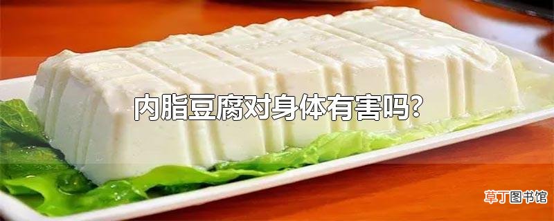 内脂豆腐对身体有害吗?