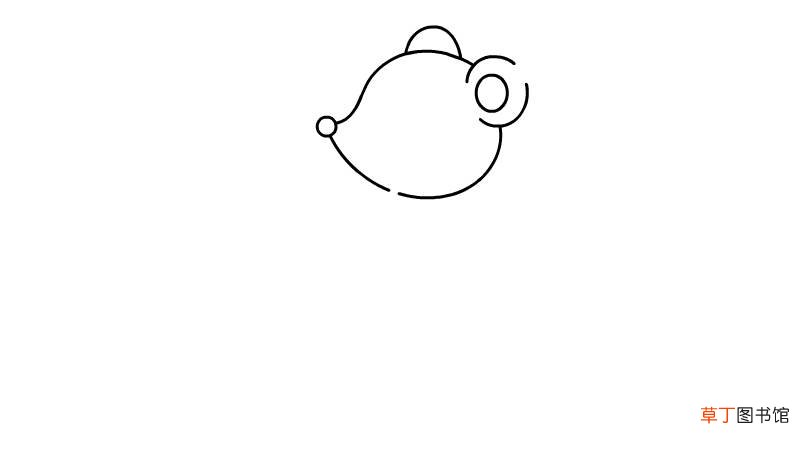 元旦老鼠简笔画 鼠年元旦的简笔画