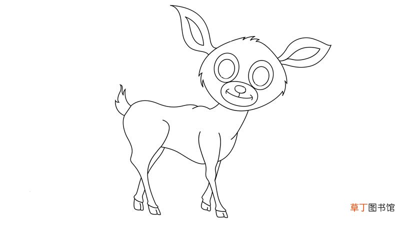 獐子简笔画 獐子简笔画怎么画